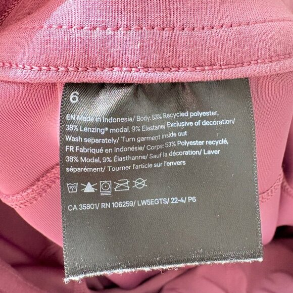 Lululemon Softstreme High-Rise Straight Leg Pant Purple Size 6 - Picture 6 of 6